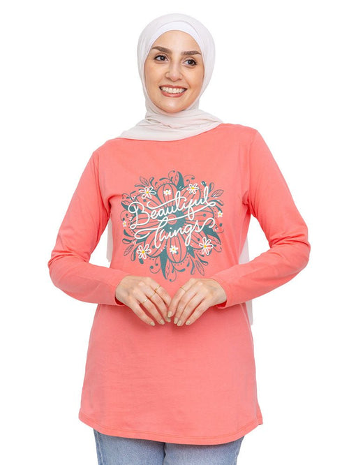 Bubblegum Printed Long - Sleeve Design 28 - Khotwh